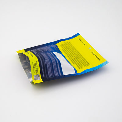 Özel üç taraflı çocuklara dayanıklı Vmopp+Pet+Pe fermuarlı ambalaj çantası