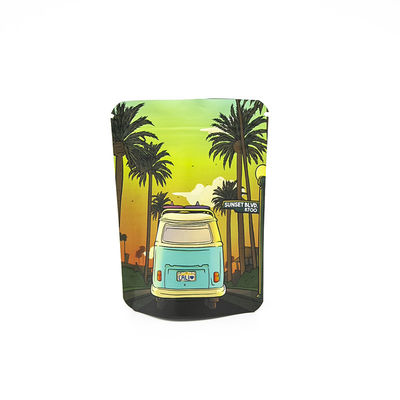 Islaklık Dayanıklı Tütün Yaprakları Alüminyum Folyo Kokusu Dayanıklı Çanta Çocuk Direnci Çanta Fermuar Mylar Çanta