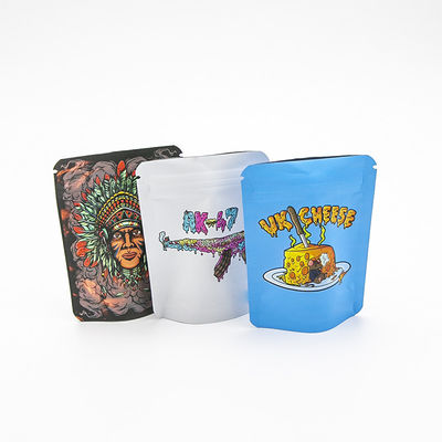 Özelleştirilebilir Meyve Kokulu Dayanık Fermuarlı Mylar Sigara / Tütün Çantası Yeniden Kapanabilir Plastik Tasarımla