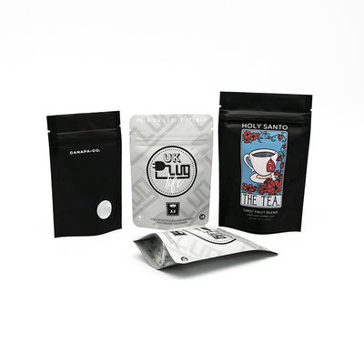 Yazdırılmış zip kilitli poşet çantaları su geçirmez biyolojik parçalanabilir plastik ayakta alüminyum folyo