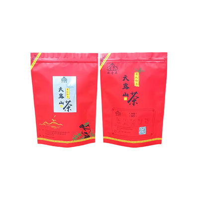 Sıvı koruması olan alüminize plastik torbalar ve fermuarlı gıda depolama