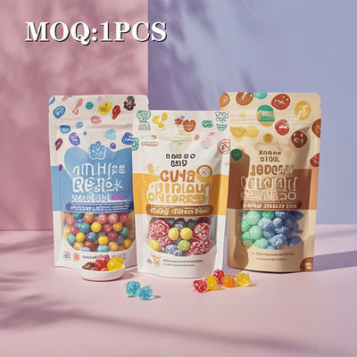 Güvenli ve hava geçirmez gıda ambalaj torbası dekoratif bitkiler için gıda kalitesi malzemeler açık pencere seçeneği