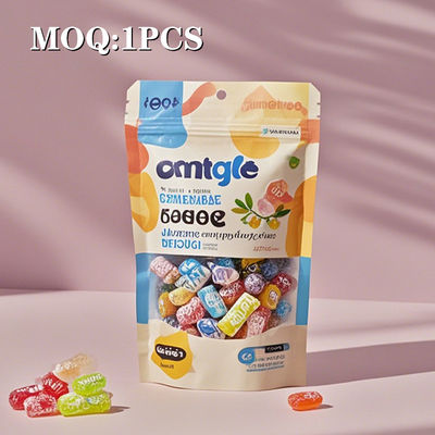 özelleştirilmiş geri dönüştürülebilir biyolojik olarak parçalanabilir gıda ambalajı koku geçirmez poşet mühürlü fermuar ayakta duran mylar poşet poşetleri