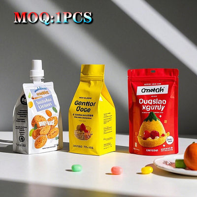 Toptan Alışveriş Özel Baskı Kalıcı Gıda Sınıfı Kapalı Çocuk Dayanıklı Gummy Candy Die Cut 3.5 Mylar Torbaları