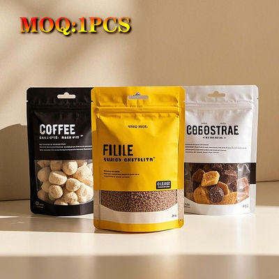 Özel Baskılı Plastik Alüminyum Folyo Mylar Fermuar Gıda Fındıkları Atıştırmalık Ambalajı Stand Up Pocket