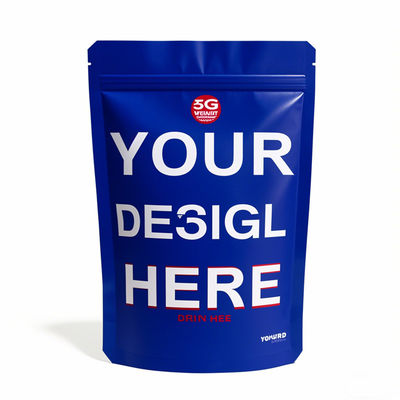 Özel Basılmış Mylar Torbaları Toptan Satın Alım - Kokusuz Zipperli Ayağa Kalkan Cüzdanlar 3.5g, 7g, 14g, 28g Gıda Paketleme Boyutları