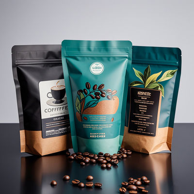 Toptan Teslim Özel Logo Mylar Torbaları - Gıda ve Kahve Ambalajı İçin Kokusuz Alüminyum Folyo Ziplock Cüzdanlar