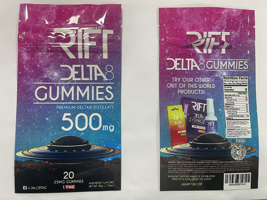 Wholesale Child Resistant Ziplock Mylar Food Storage Bags Oxygen Barrier Pouches for Snacks Coffee