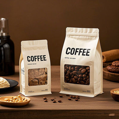 Yassı Alt Ziplock Çantaları Ekolojik Dostu PE Malzemesi Gıda Kozmetikleri Elektronik Özelliklendirilebilir Logo