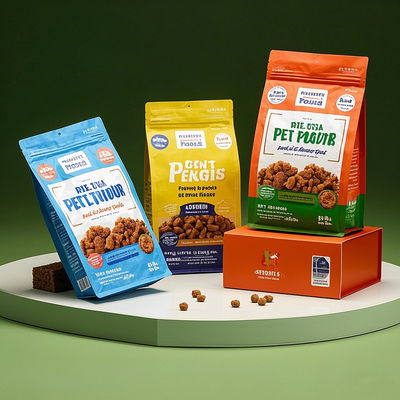 Çocuk Kilitli Çanta Fabrikası Evcil hayvan yiyecek ambalajı için doğrudan özelleştirilebilir bariyer