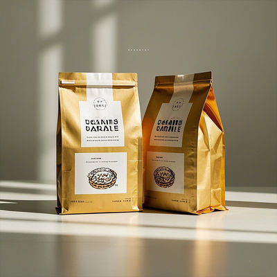 ​High-Barrier Custom Mylar Bags - BOPET Reusable Packaging For Roasted Coffee & Retail Food Storage