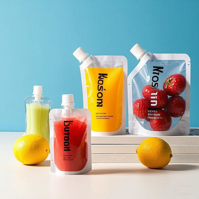 İçecekler, soslar, kozmetikler için kolay dökümlü kanatlı hava geçirmez ve sızdırmaz sıvı çantaları