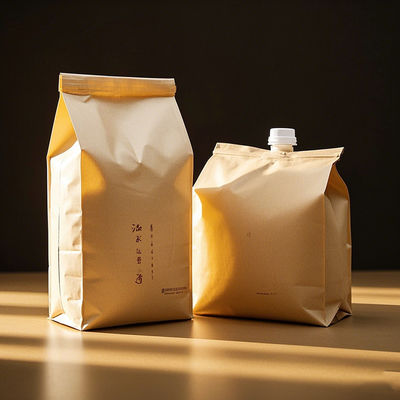 Çok katmanlı vakumlu kahve poşetleri 99% hava geçirmez mühürleme