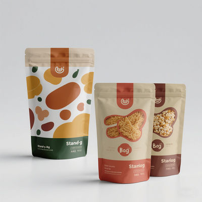 Güvenli Kilitli Dayanıklı Gıda Paketleme Torbaları Sızıntı geçirmez Özelliklendirilebilir Çevre Dostu Toplu Kapalı Cüzdanlar