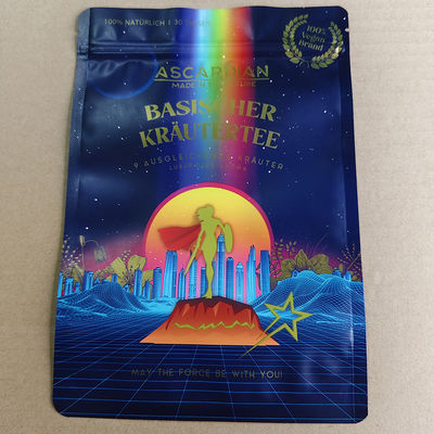 Çıkarılabilir mühürlü Stand Up Pocket Kozmetik için tıbbi sınıflı bileşik ambalaj Şeffaf ve Düzgün