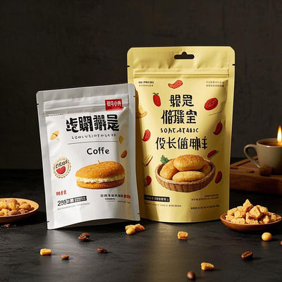 Nemden korunur Uzun süre dondurucu Yüksek bariyerli gıda ambalaj torbaları Özel destek