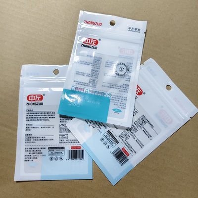 Özelleştirilebilir Yeniden Kapanabilir Floss Pick Ambalaj Torbaları Yüksek Bariyerli Plastik Kompozit FDA Uygun Toplu Siparişler