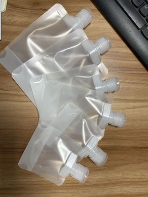 Özelleştirme Şeffaf Hazır Spout Torbalar Stokta