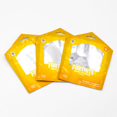 Logolu Baskılı Çekici PVC / OPP / PP Özel Oyuncak Torbaları, Oyuncak Ambalajı