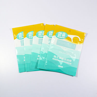 Özel Etiket Floss Cüzdan Sızıntı Kanıtlı Ağız Bakım Markaları için Kolay Gözyaşı Çentiği