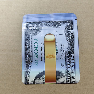 Dolar Baskılı Çocuk Korumalı Kilitli Torba ISO 8317 Sertifikalı Tahrifata Dayanıklı Mühür Özel Sahteciliğe Karşı Hologram