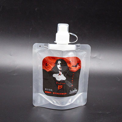 Bebek maması ambalajı için tam şeffaf boru torbası kristal açık pencere