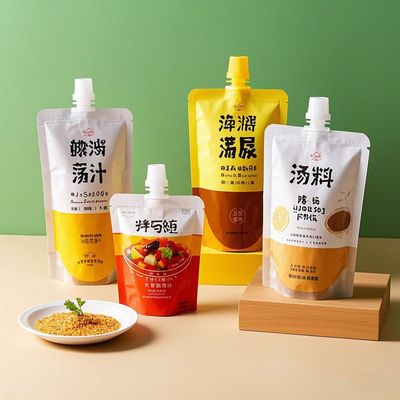 Özel Plastik Çuvallar Gıda Paketleme Çantası Plastik Alüminyum Folyo Mylar Çantası Süt Suyu İçin Ayağa Kalk Çantası Doypack