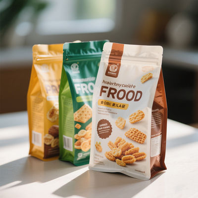 Özel Basılmış Stand-Up Kompozit Çantalar - Tam CMYK & Yumuşak Dokunma Bitirme