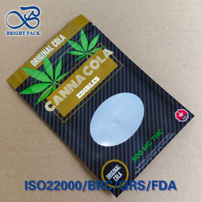 Yüksek engelle çocuklara dayanıklı, pencereli ambalaj - Alüminyum folyo katmanı ve oksijene dayanıklı