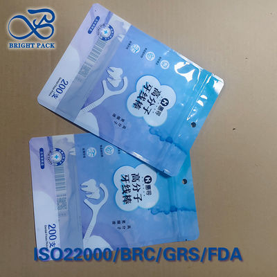 Diş İpi İçin Metalize Üç Katlı Mühürlü Torbalar - Alüminyum Kaplama ve Yüksek Bariyer