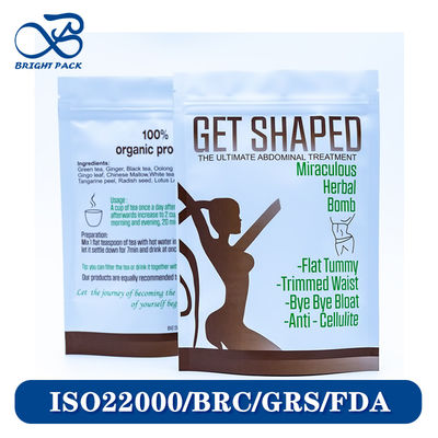 Yeniden Kullanılabilir Fermuar ve Yırtma Çentiği İle Nutraceutical Ambalajları İçin Biyolojik Olarak Parçalanabilir ve Çevre Dostu Dikey Durabilen Poşetler.