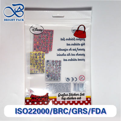 Oyuncaklar için özel basılmış üç taraflı mühürleme torbaları açık görüntü pencereleri ve anti-statik katmanlı ambalajlar Toplu sipariş indirimleri.