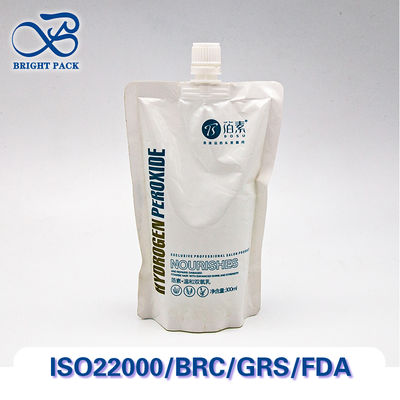 Cilt Bakım Ürünleri Ambalajları İçin Özelleştirilebilir Baskı, Malzemeler ve Meme Boyutları Özelliği Taşıyan Sızdırmaz Ağızlıklı Poşetler.