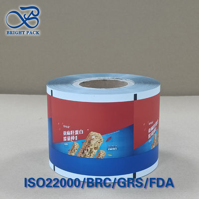 Özel basılı enerji çubuğu film rulo 10 renkli gravure kokusuz