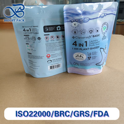 Standart renk Pantone Çamaşır deterjanı çantaları Paketleme özelliği Nem-kanıtlı-sızıntı-kanıtlı