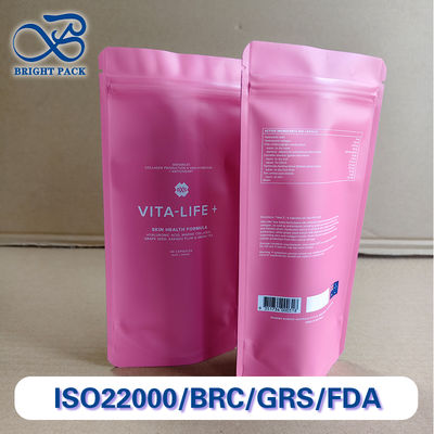 Hafif ve Kokmayan Sürdürülebilir Kozmetik Ambalajları İçin Yeniden Doldurulabilir Dik Durabilen Poşetler.