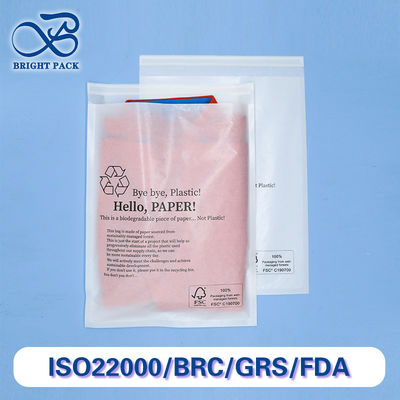 Logo baskıları ile özelleştirilmiş biyolojik parçalanabilir cam torbalar