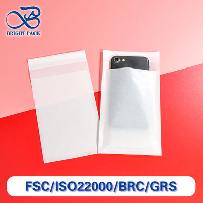 Özel Şeffaf Kağıt Torbalar Biyolojik Olarak Parçalanabilir Giyim Ambalajı