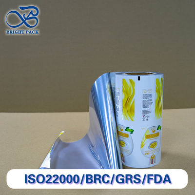 Kozmetik ambalajı için ısı kapatılabilir alüminyum folyo rulo filmi Otomatik ambalaj makineleri ile uyumlu CPP/PET kaplama