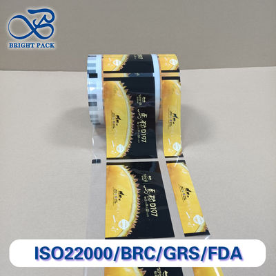 Premium Renkli Baskılı Çok Katmanlı Meyve Paketleme Filmi Özel Boyutlar Nem-Dayanıklı-Gözyaşlarına Dirençli Ekolojik Dostu Elmalar / Sitrus / Meyveler İçin SGS Sertifikalı