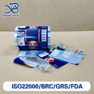 Canlı Yüksek Parlaklıklı Son Renkli Baskı Gıda Paketleri için Paketleme Rulo Filmi Özelleştirilebilir Şeffaf