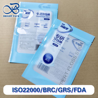 Çevre Dostu Diş İpi Seçici Torbaları 100 adet Geri Dönüştürülebilir Fermuar Kapatma