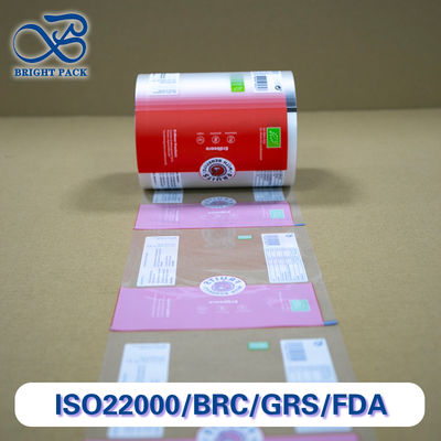 Geri dönüştürülebilir ve komposta edilebilir buzlu film, özelleştirilebilir baskı ve gıda ambalajı için şeffaf yüzey.