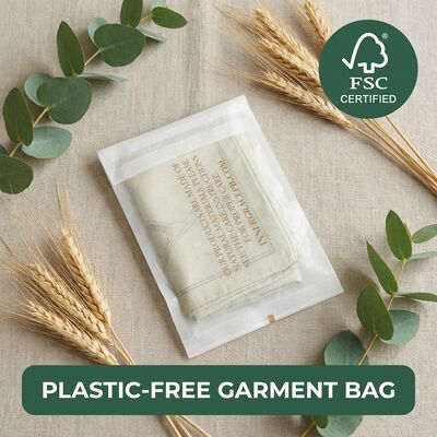 Bozulabilir Biyodegradable Glassine Bag Giyim ambalajı Komposta edilebilir Ekolojik Giyim Çantası Sertifikalı Geri Dönüştürülebilir Lüks Giysi